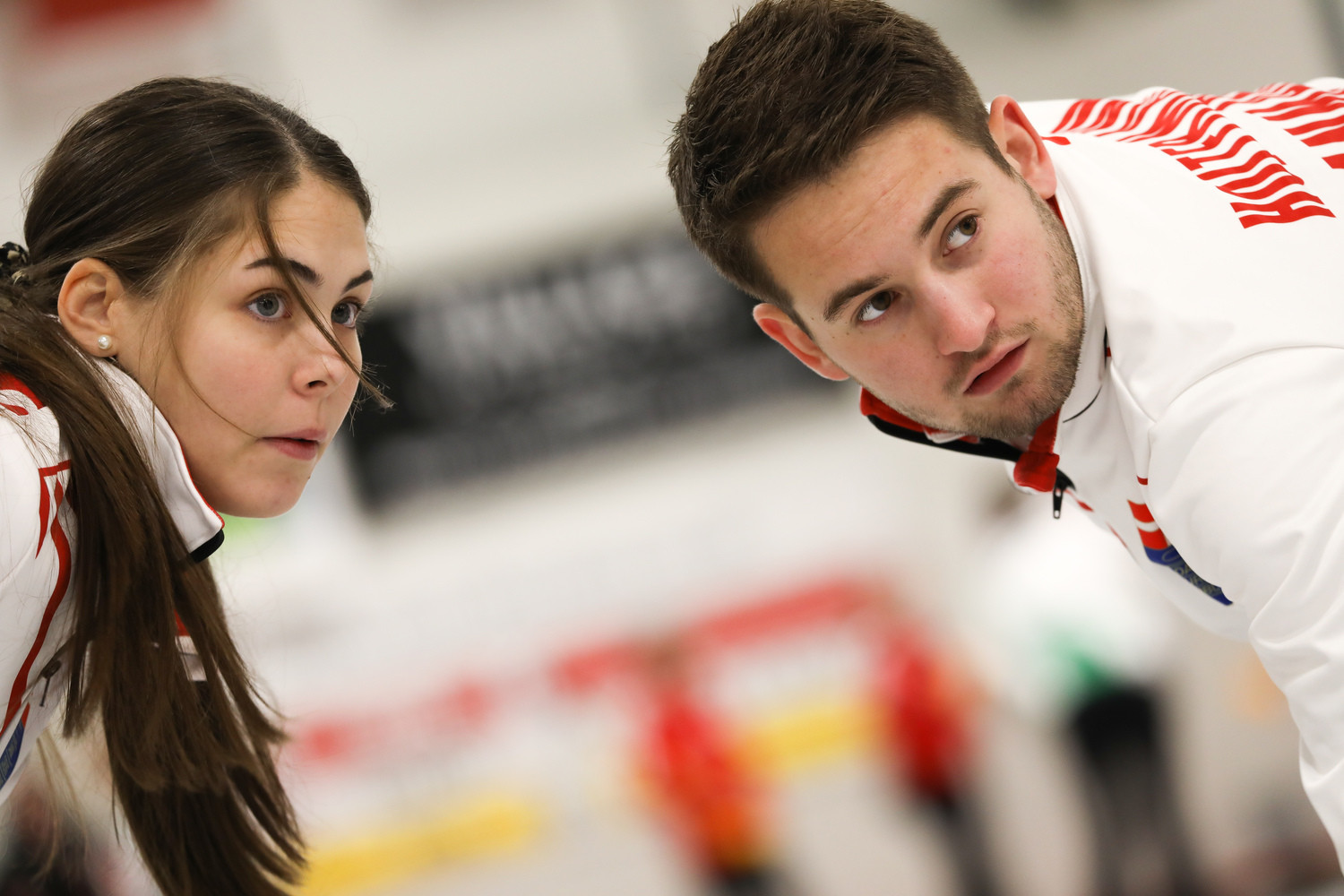 Action continued today at the World Mixed Curling Championship in Aberdeen ©WCF/Stephen Fisher