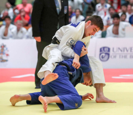 Russia's Konstantin Simeonidis came out on top in the men's under-60kg category ©IJF/Mayorova Marina