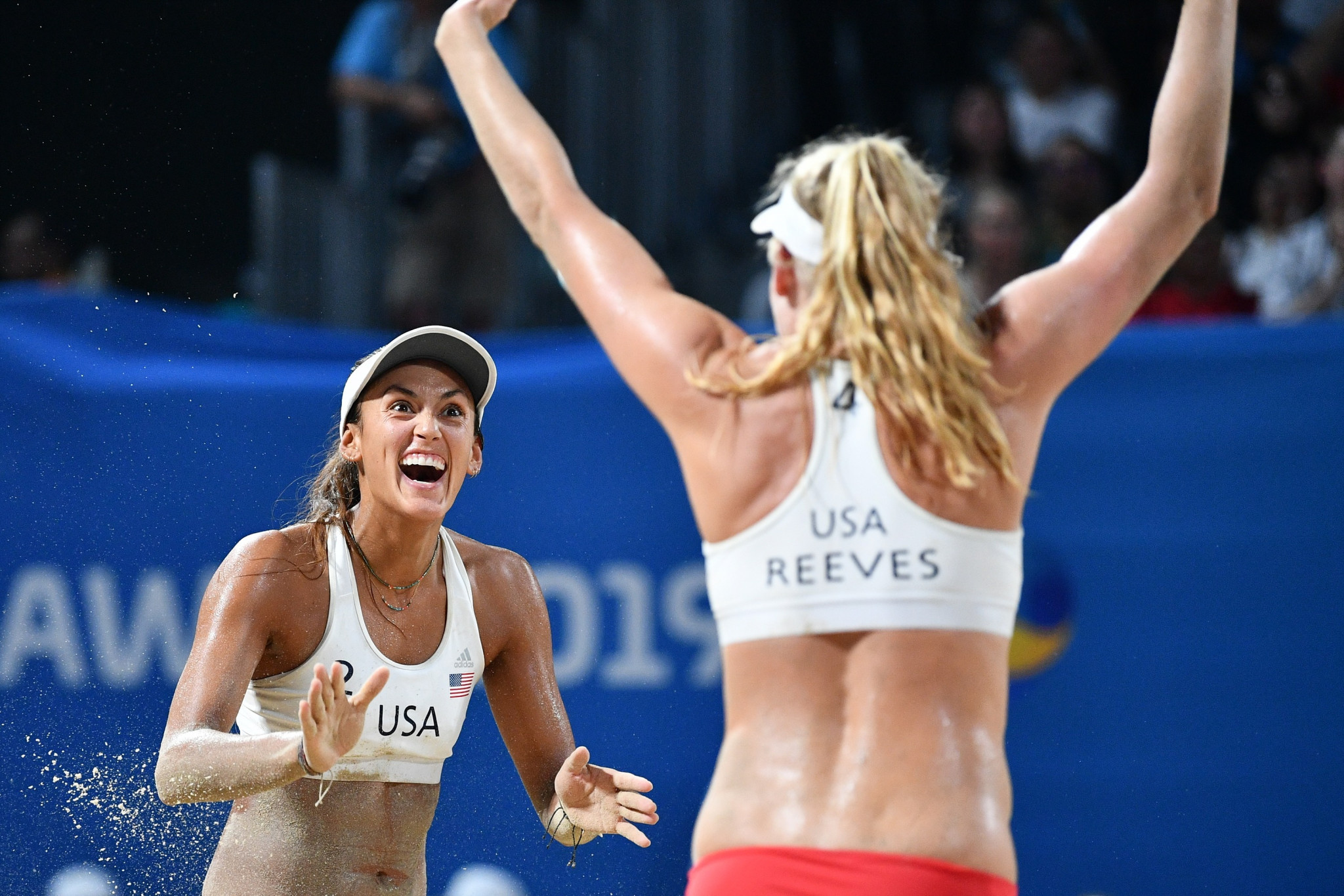 United States won the women's 4x4 beach volleyball title ©ANOC