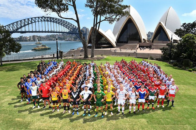 Twelve teams have gathered in New South Wales for the inaugural Downer Rugby League World Cup 9s ©NRL 