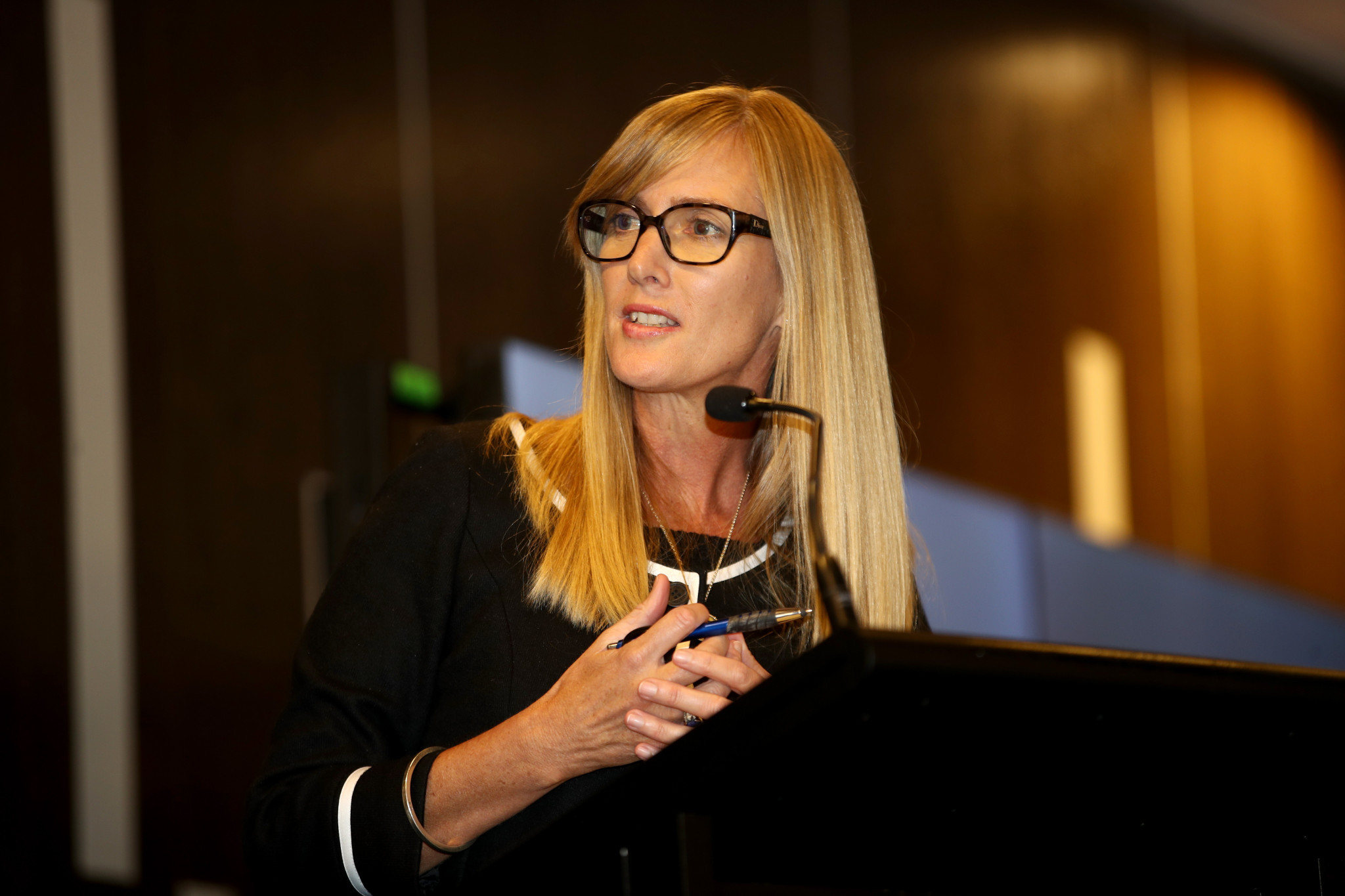 Public affairs and communications director at New Zealand Olympic Committee, Ashley Abbott, is calling for more balanced reporting of women in sport ©NZOC 