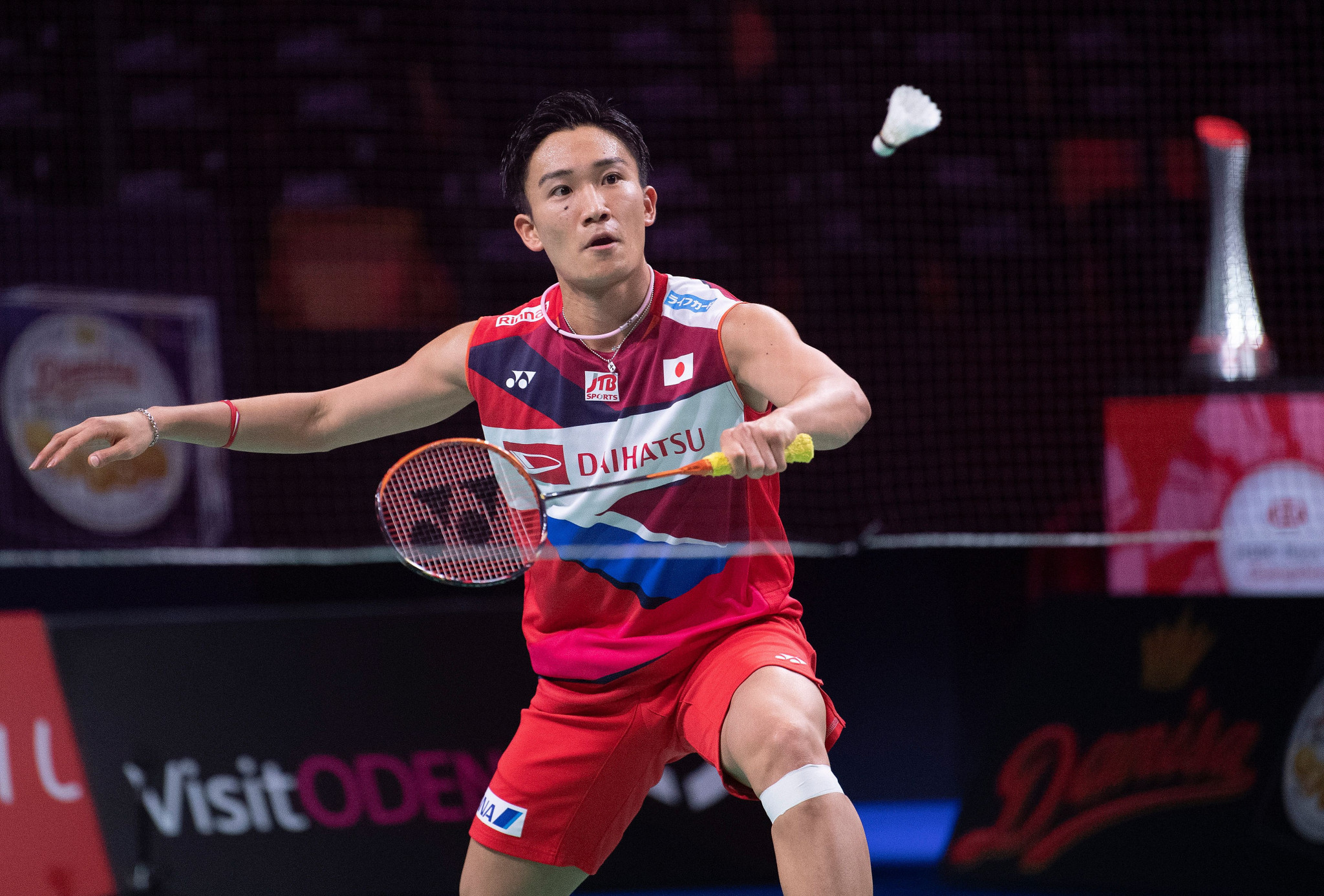 Kento Momota was in blistering form today at the BWF Denmark Open ©Getty Images