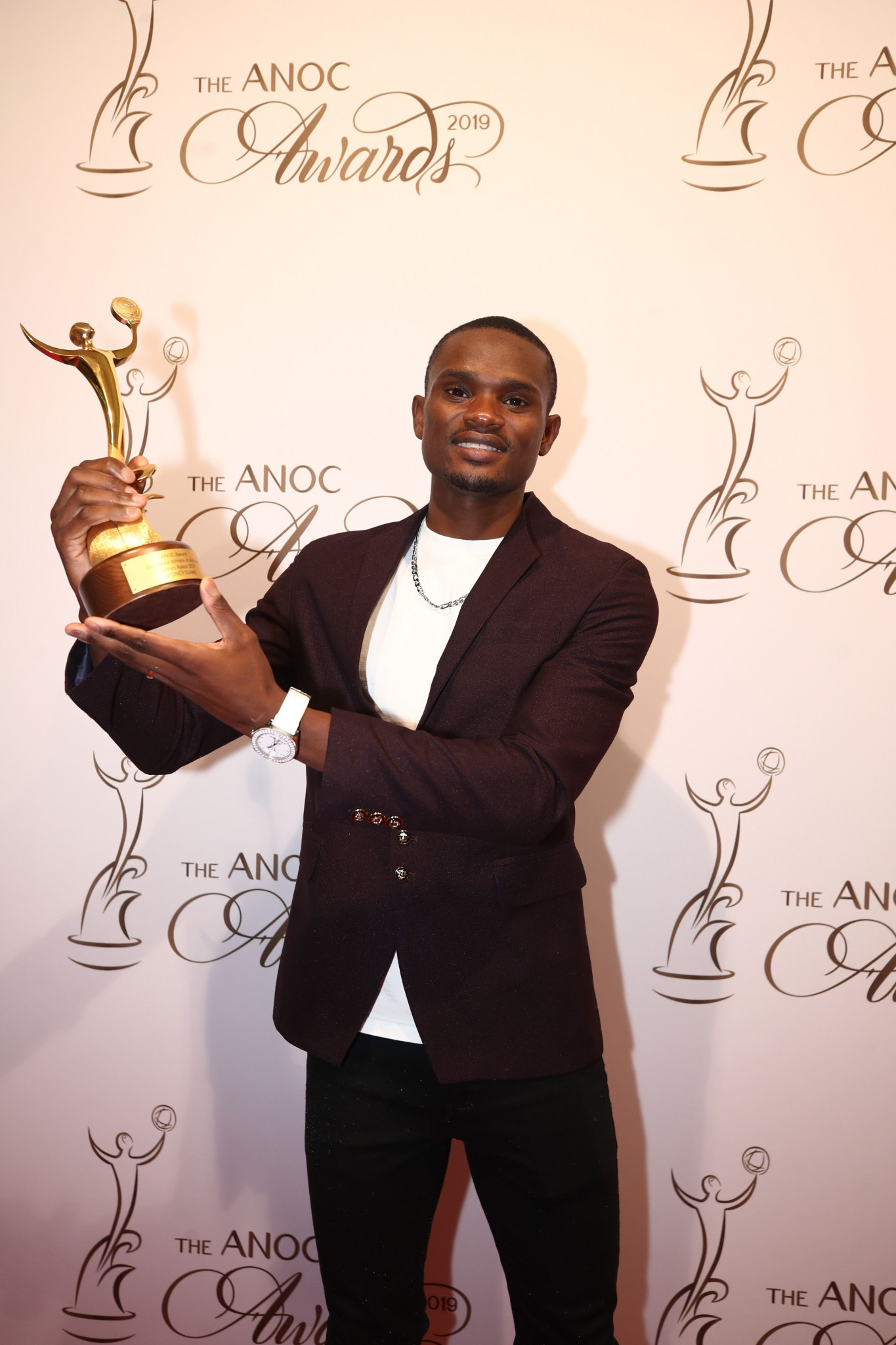 Zambian sprinter Sydney Siame was named as the best male athlete of the African Games ©ANOC 