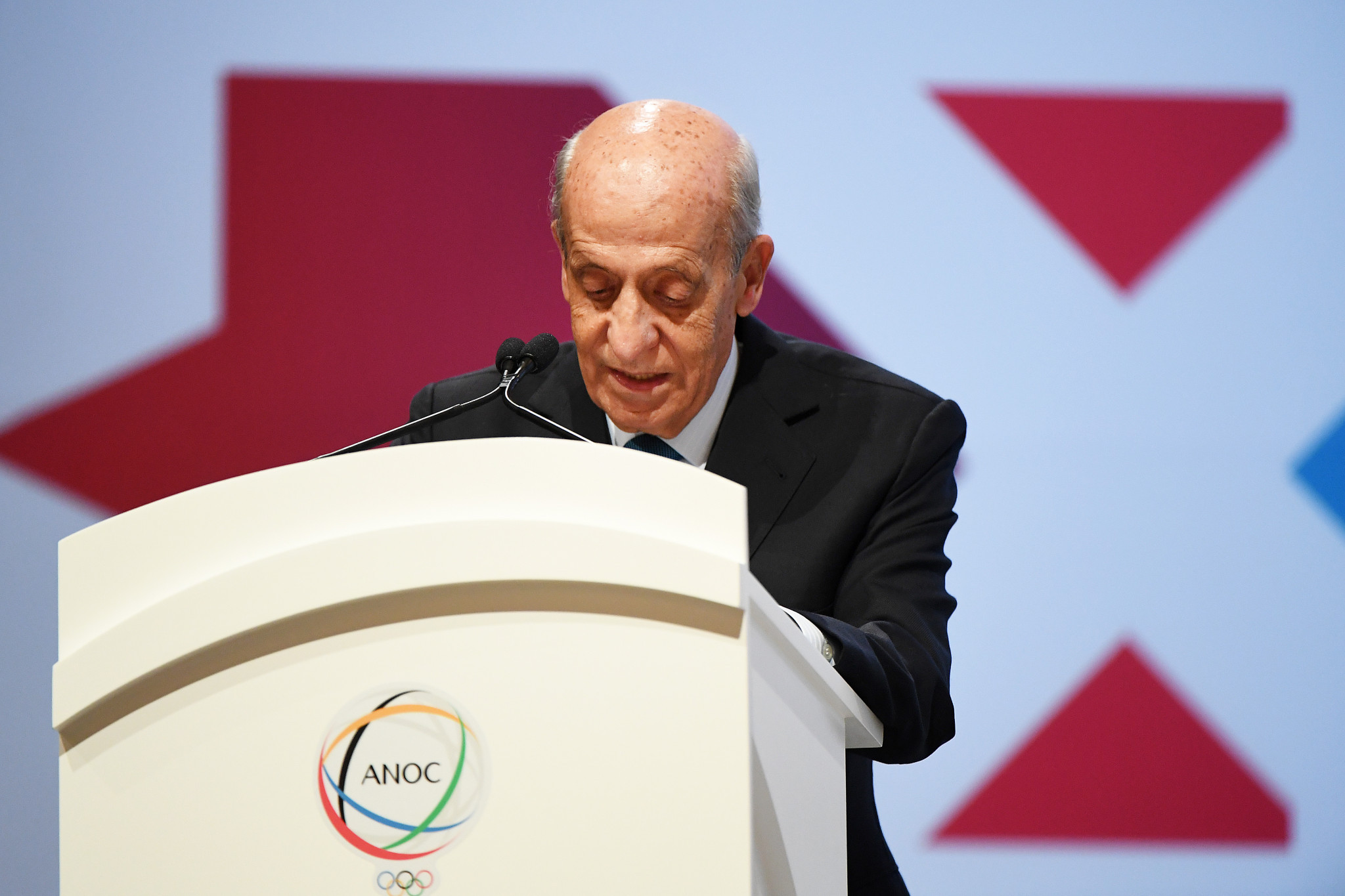 ANOC International Relations Commission chairman Julio Maglione addressed the General Assembly ©ANOC