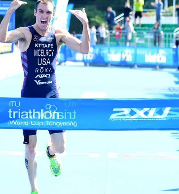 McElroy and Dodet earn victories at Triathlon World Cup in South Korea