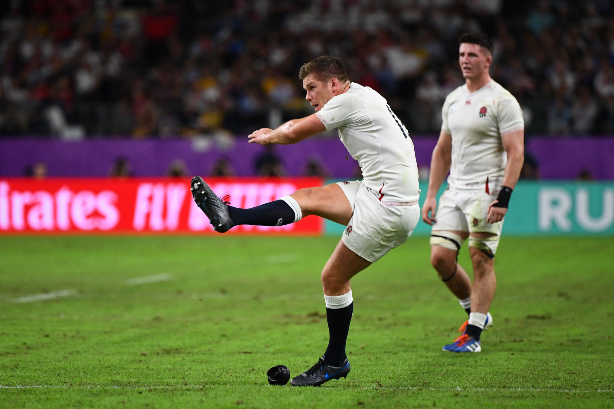 Owen Farrell was red hot with the boot ©Getty Images