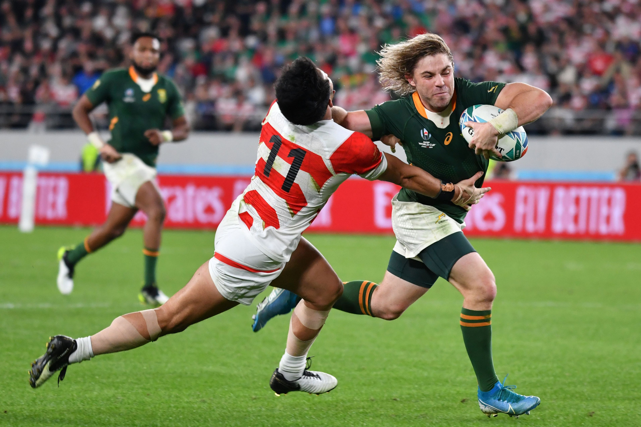 South Africa end Japanese run at Rugby World Cup with quarter-final victory