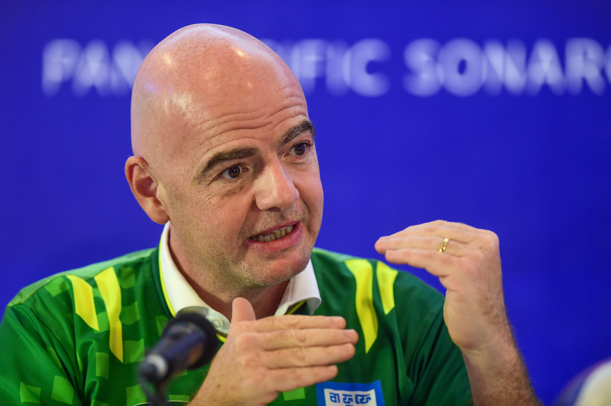 FIFA President Gianni Infantino spearheaded the expansion of the Club World Cup to 24 teams ©Getty Images