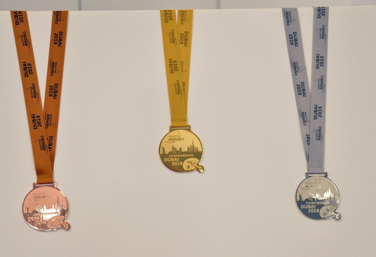 The medals for which competitors at next month's World Para Athletics Championships will compete ©IPC