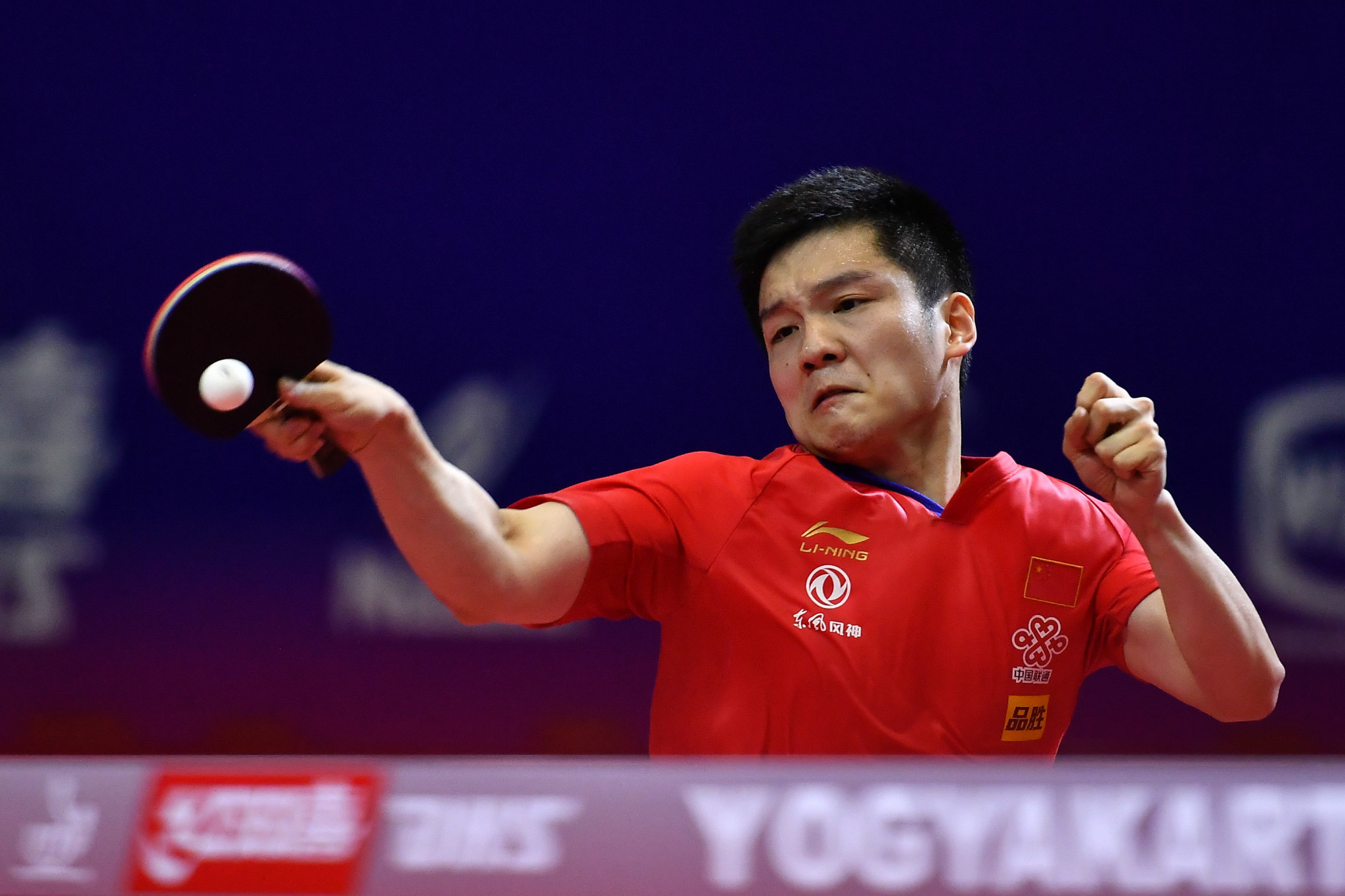 Fan Zhendong helped hosts China to the men's team table tennis title at the World Military Games in Wuhan ©Getty Images