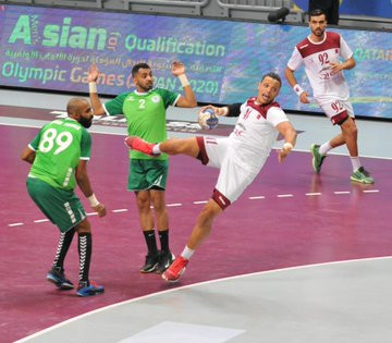 Hosts Qatar secure top spot in Group A at Asian men's handball Tokyo 2020 qualifier