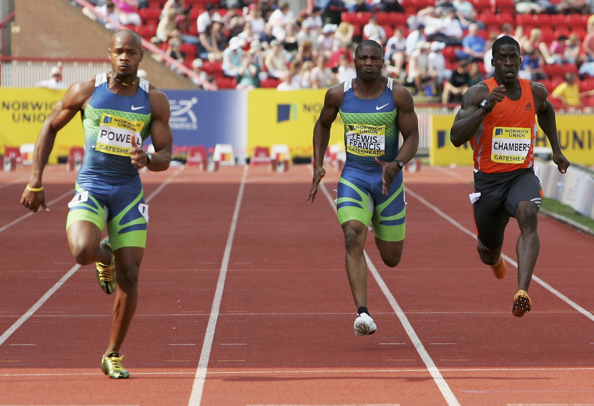 Jamaica's Asafa Powell equalled the world record for the 100 metres at the 2006 IAAF Diamond meeting in Gateshead and the venue in the North-East of England is set to return to the circuit in 2020 ©Getty Images