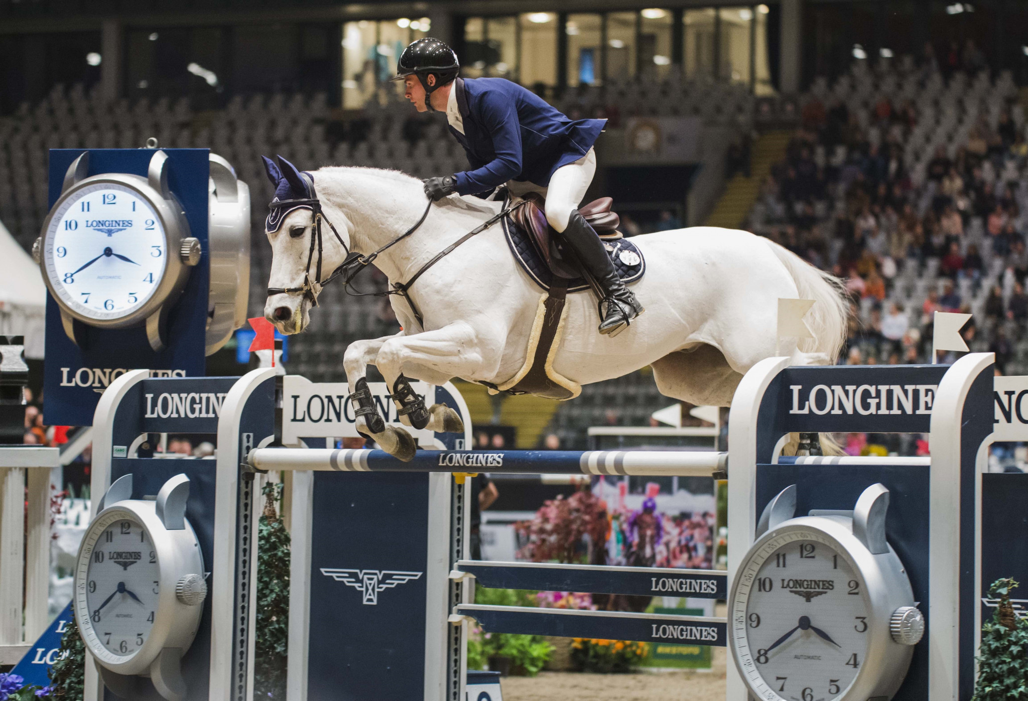Young Swiss Balsiger wins FEI Jumping World Cup Western European League opener in Oslo