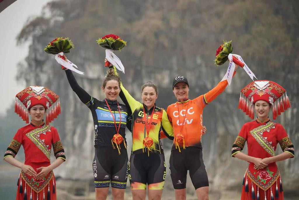 Australian Chloe Hosking won the final race of the 2019 season at the Tour of Guangxi ©Tour of Guangxi
