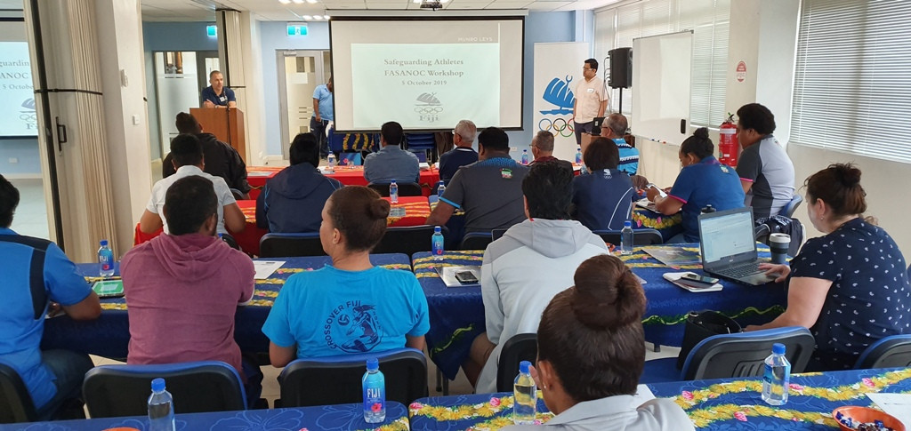 FASANOC have held many workshops to improve sporting performance in the island nation ©FASANOC