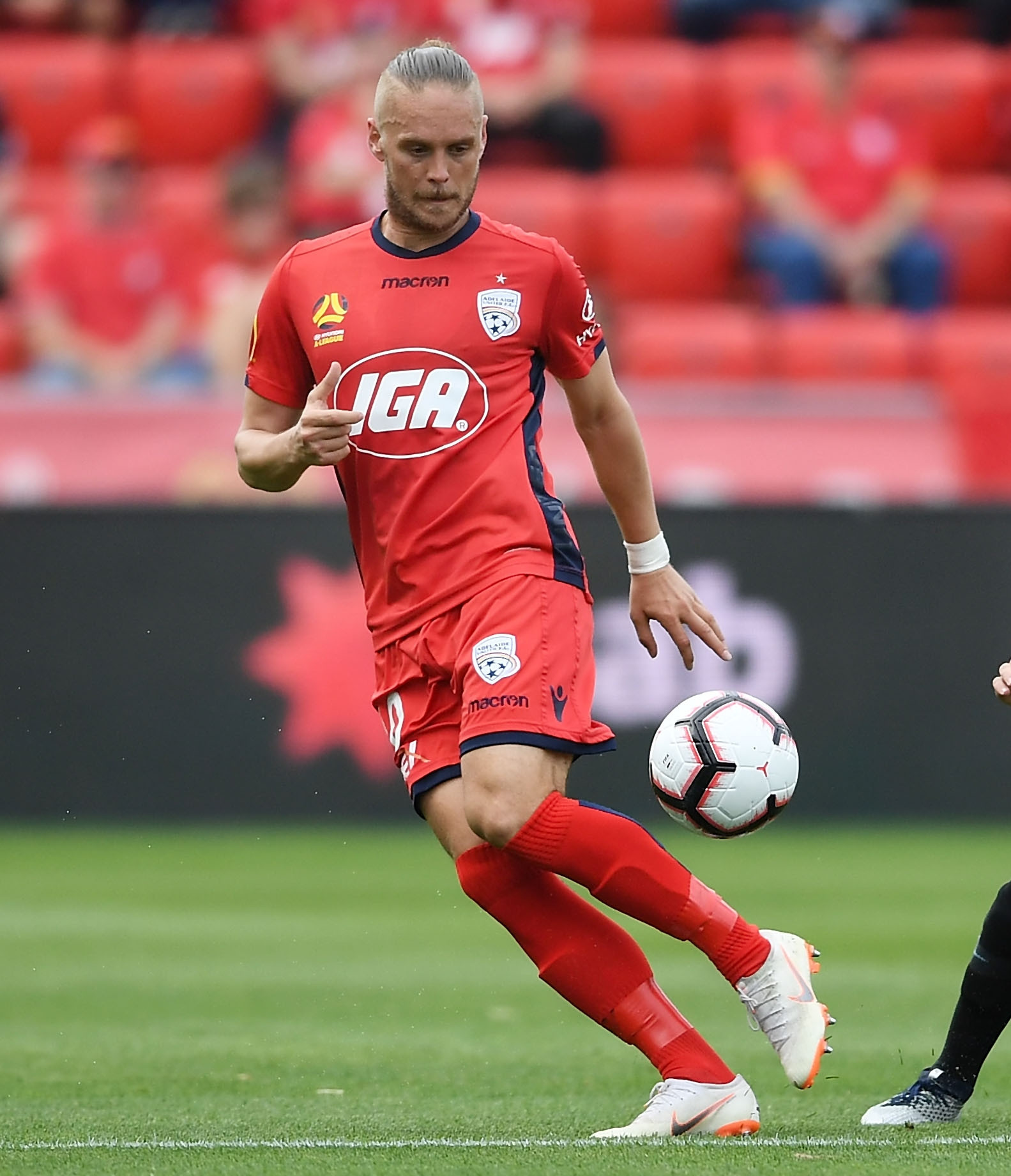 Denmark's Ken Ilsø has been banned for two-years after testing positive for cocaine while playing for A-League club Adelaide United ©Getty Images