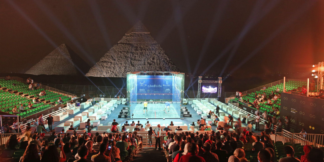 The tournament will take place in front of the Pyramids of Giza ©PSA