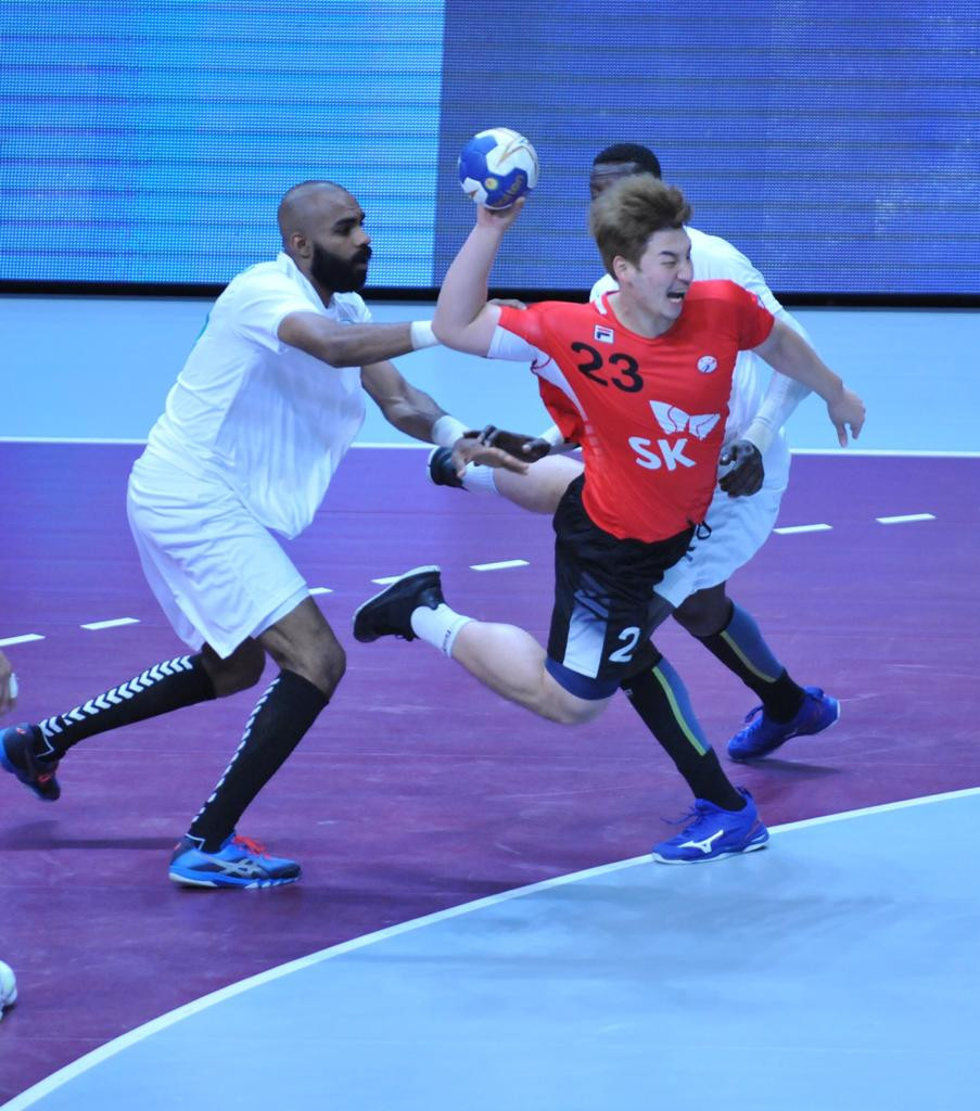South Korea edged to a 29-26 victory against Saudi Arabia at Duhail Handball Sports Hall ©AHF