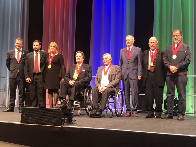 Six Paralympic Orders were presented during the celebration event ©Twitter/Paralympics