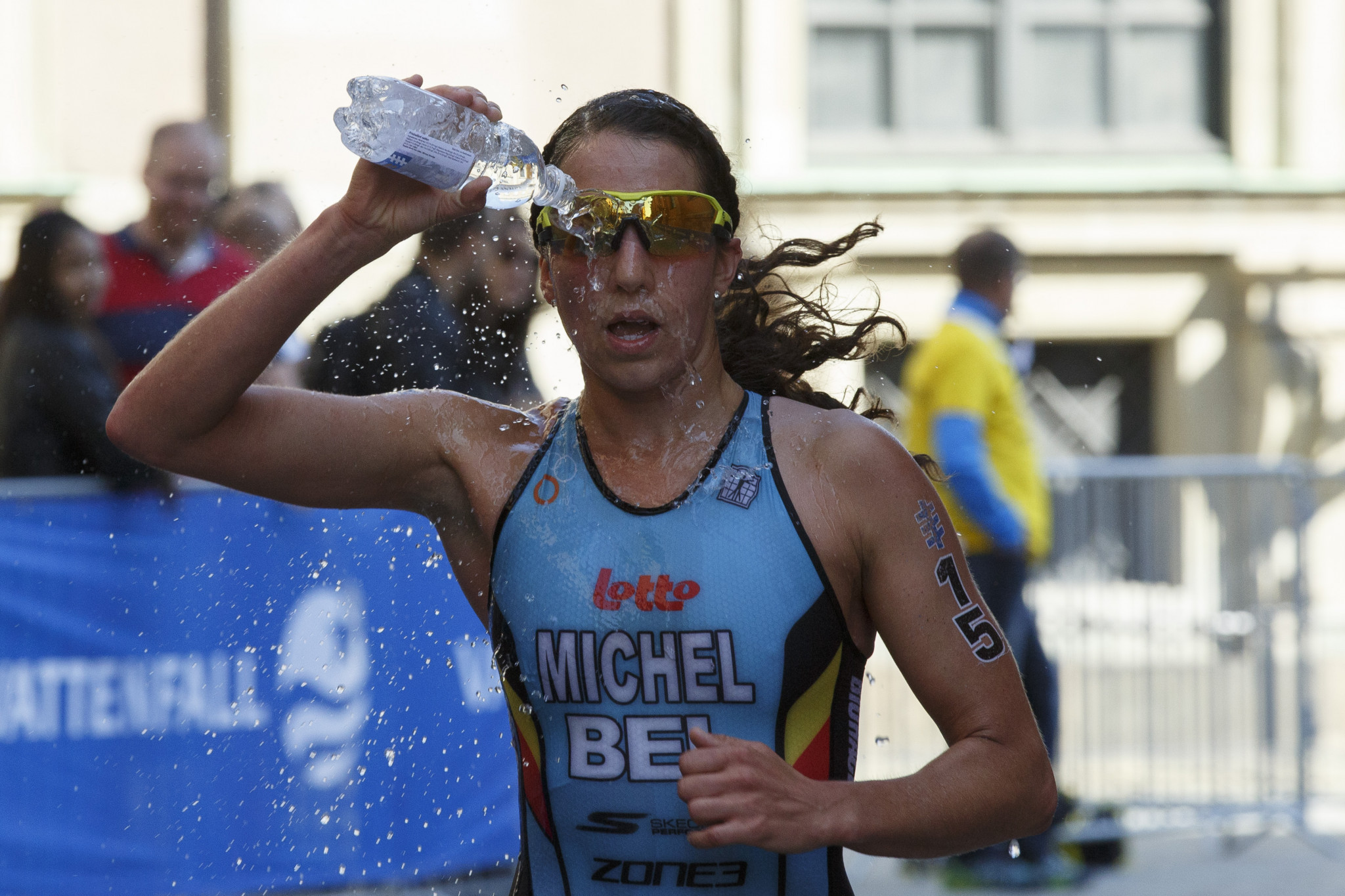 Belgium's Claire Michel will be looking for another ITU World Cup medal in Miyazaki tomorrow following her bronze medal in South Korea last weekend ©Getty Images  
