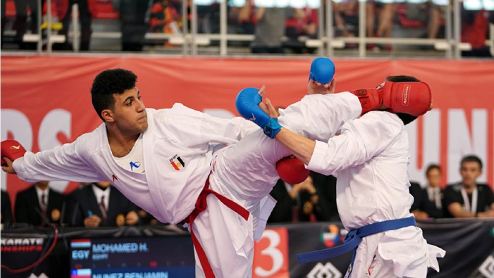 Egypt won three titles on the third day of the event ©WKF