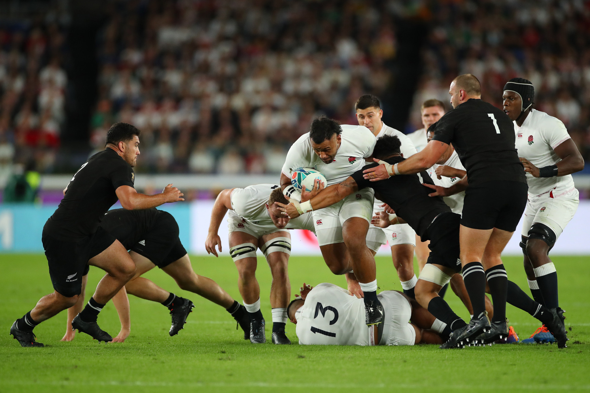 The match was won in the forwards, with Billy Vunipola tireless ©Getty Images