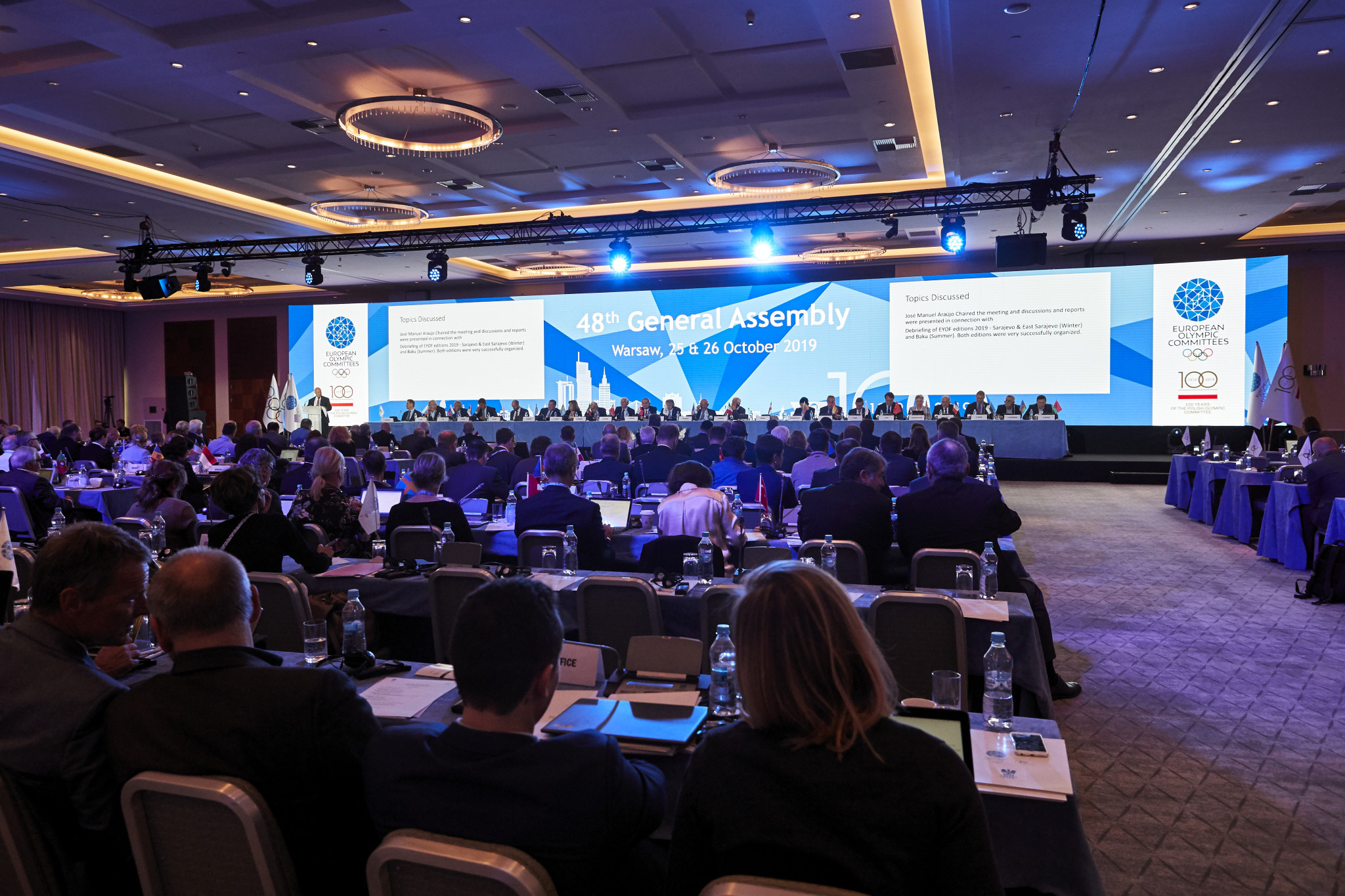 The two-day General Assembly came to close with Istanbul announced as the location for 2020 ©EOC