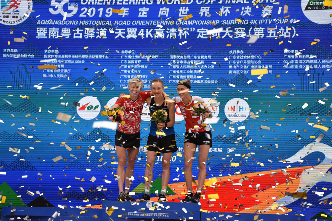 Tove Alexandersson of Sweden triumphed in the women's middle distance race in Guangzhou ©IOF