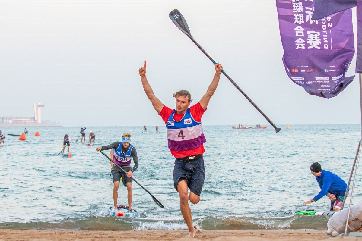 Lincoln Dews of Australia triumphed in the men's technical race ©ICF