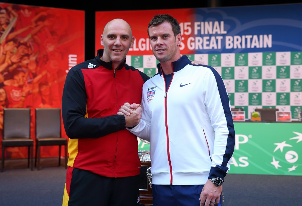 The announcement came ahead of the start of the Davis Cup final between Britain and Belgium