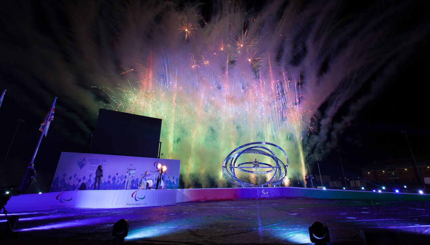 Stoke Mandeville Stadium has become the tradtional home for the lighting of the Paralympic Torch ©AVDC