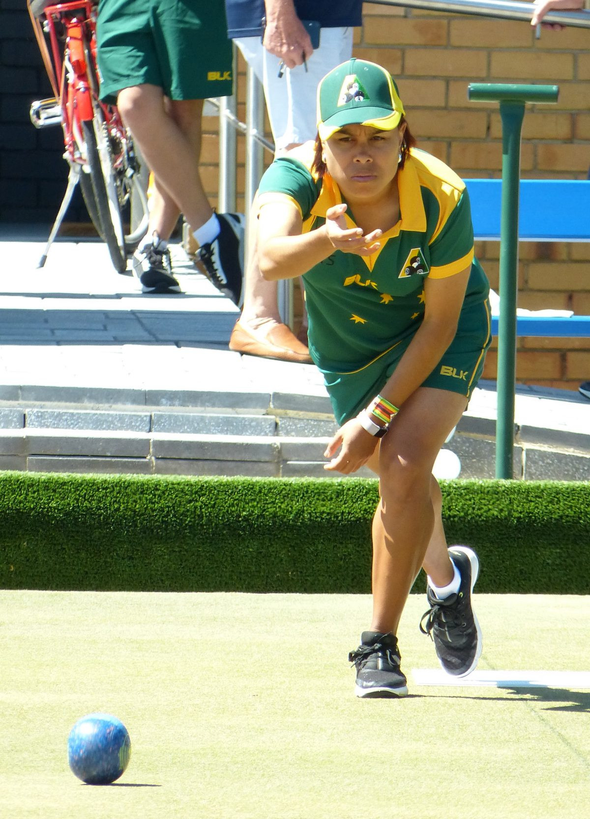 Kylie Whitehead became the first Aboriginal woman to compete at a World Bowls Championship ©World Bowls