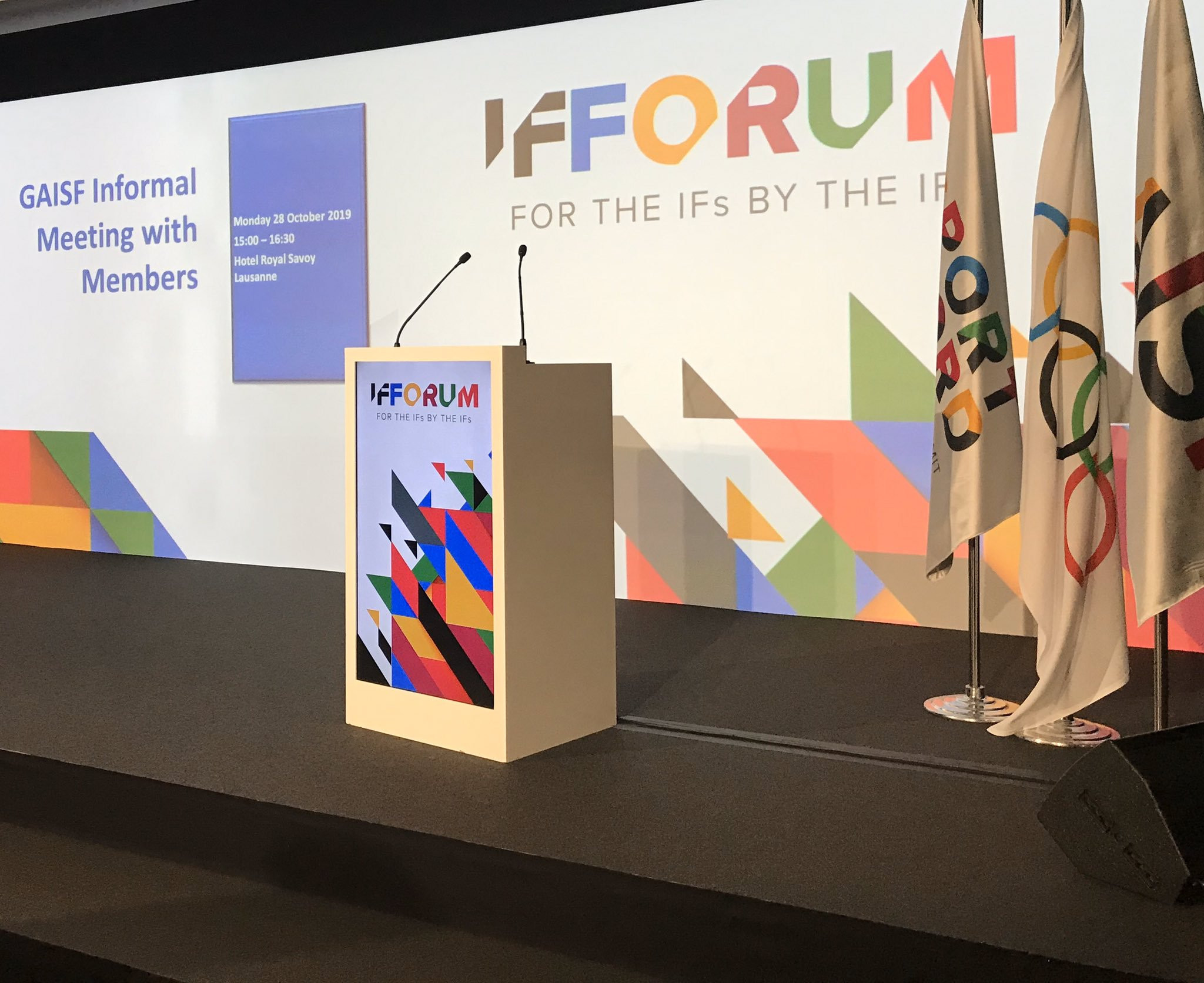 This is the 13th edition of the IF Forum in Lausanne ©Twitter