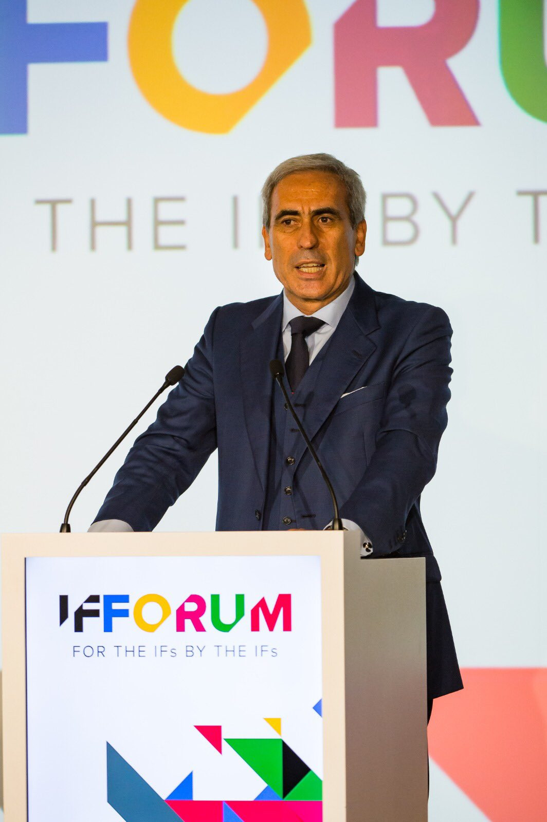 Global Association of International Sports Federation President Raffaele Chiulli gave the opening remarks ©GAISF