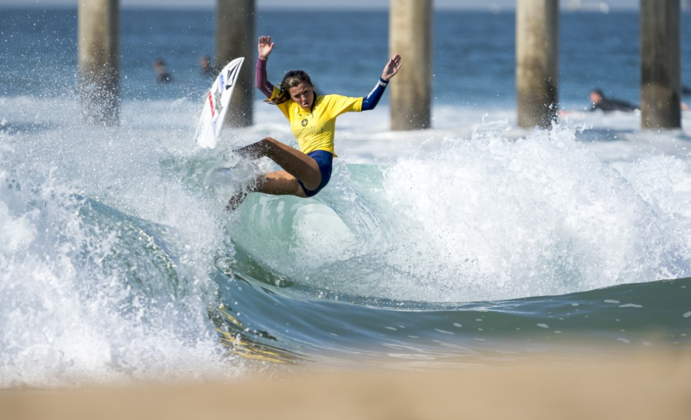 Candelaria Resano was in outstanding form ©ISA Surf