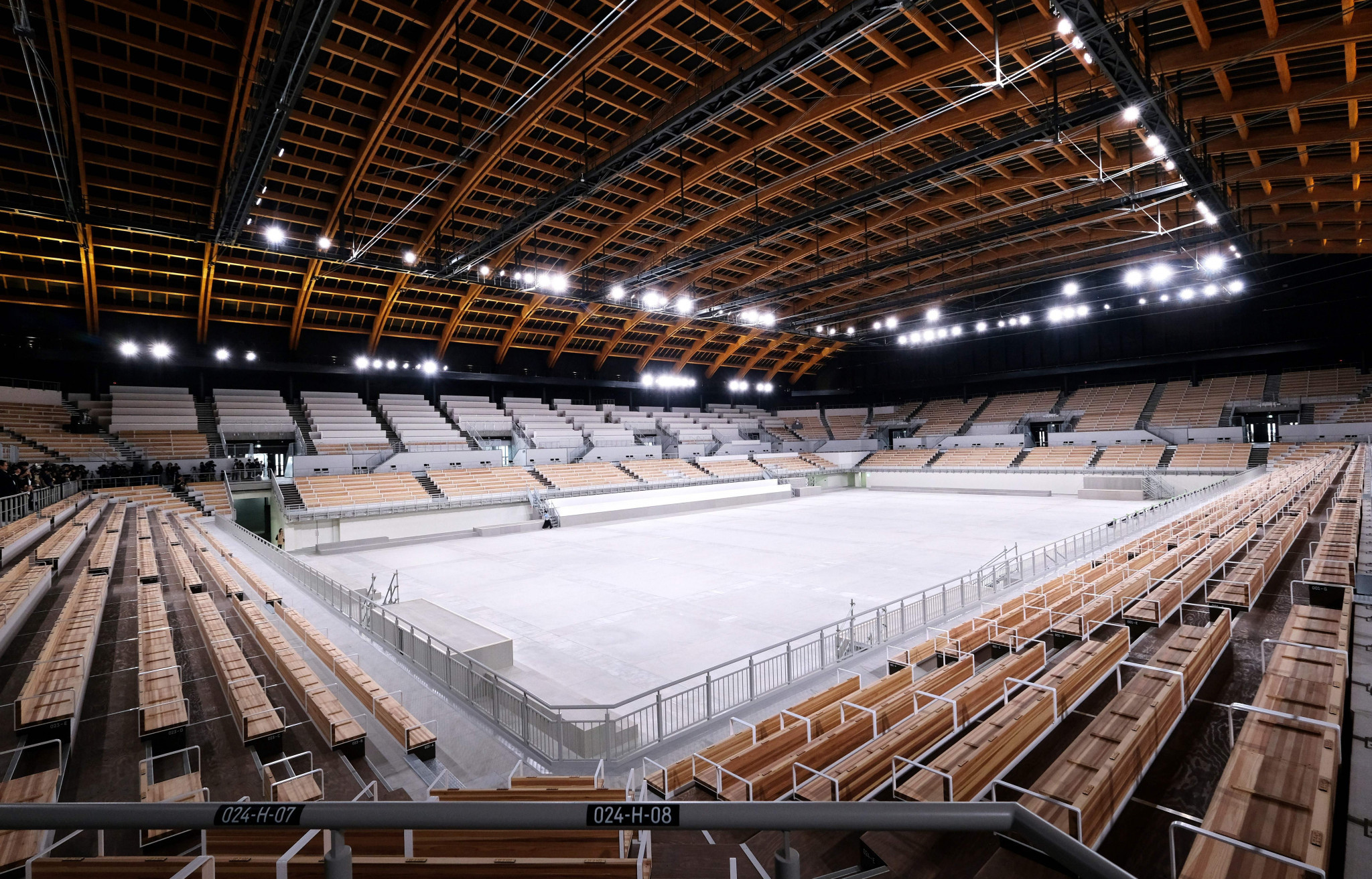 The venue features a 30 metre wide timber roof ©Getty Images