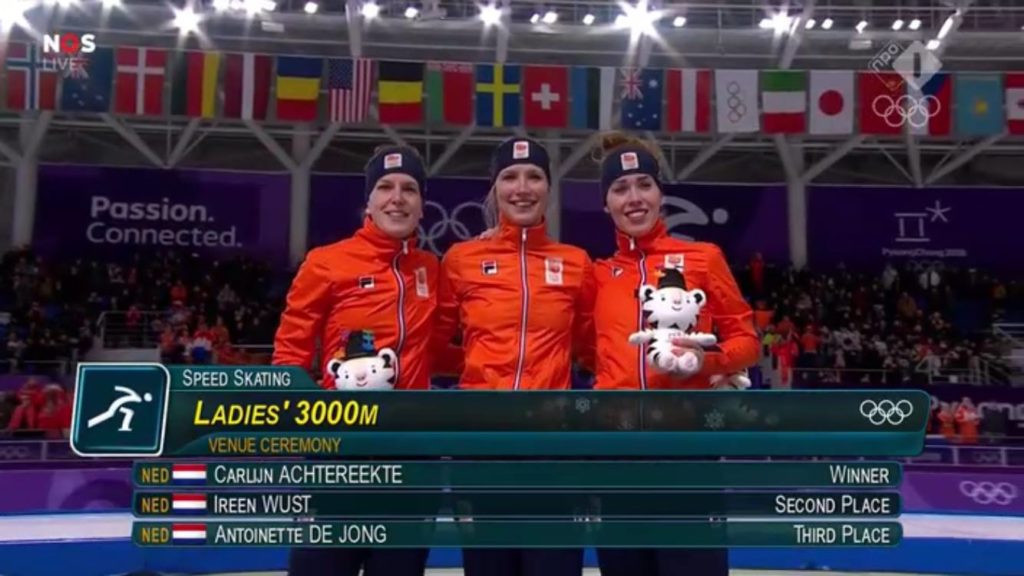 The success of Dutch speed skaters at events like the Olympics has made the sport hugely popular in The Netherlands and a big ratings draw for broadcaster NOS ©YouTube