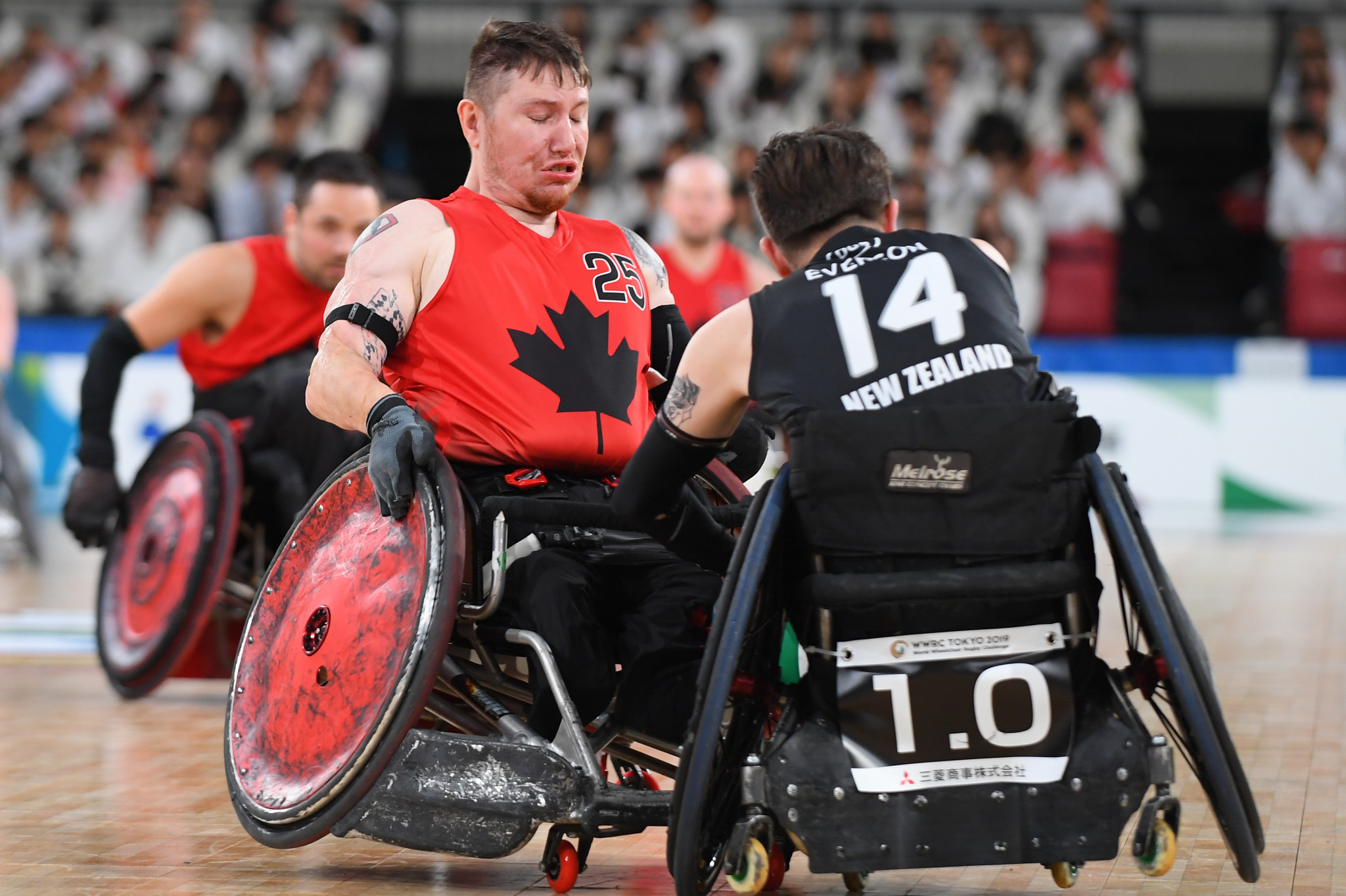 The World Wheelchair Rugby Challenge helped increase the sport's exposure ©Getty Images