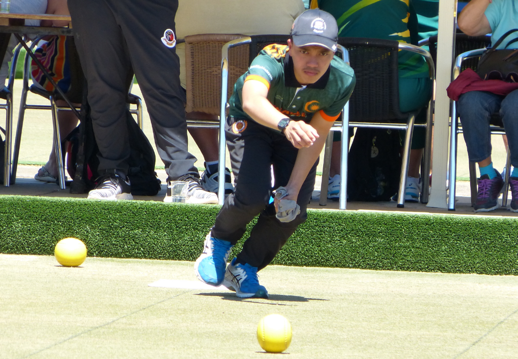 Ahmad Zikry is making waves at the Champion of Champions ©World Bowls