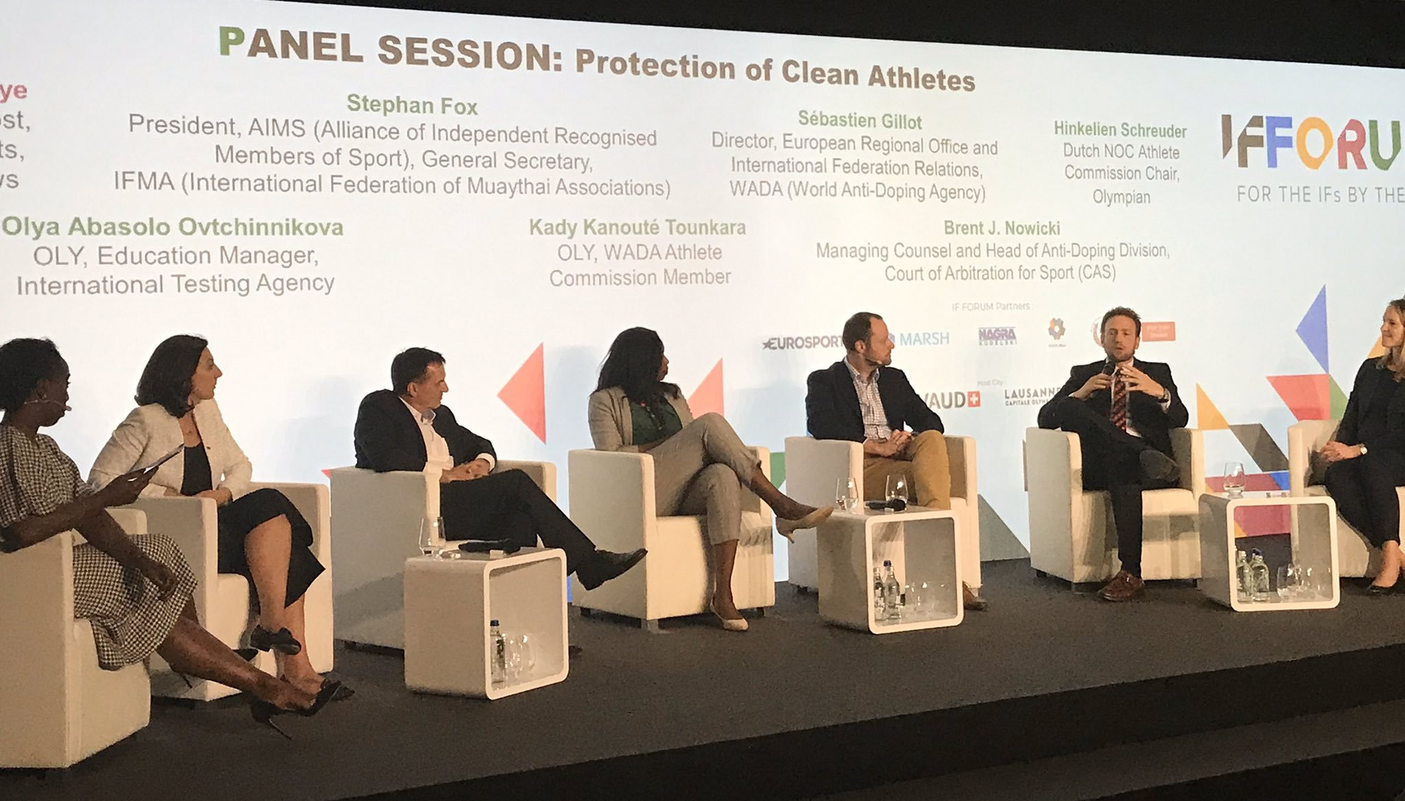 Protecting the clean athlete was a well-attended session ©Twitter