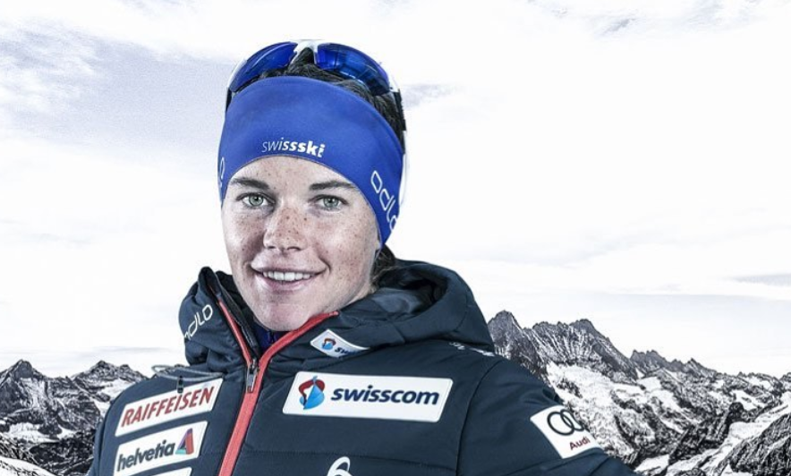 Nathalie von Siebenthal was u-23 skiathlon world champion in 2015 ©Instagram