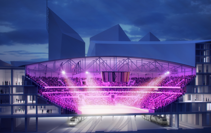How Tampere Arena will look on completion ©srv.fi