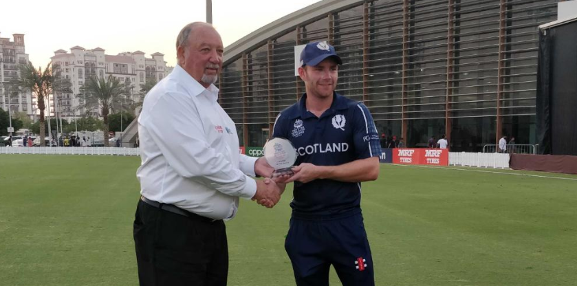 Matthew Cross was a well-deserved Player of the Match ©ICC