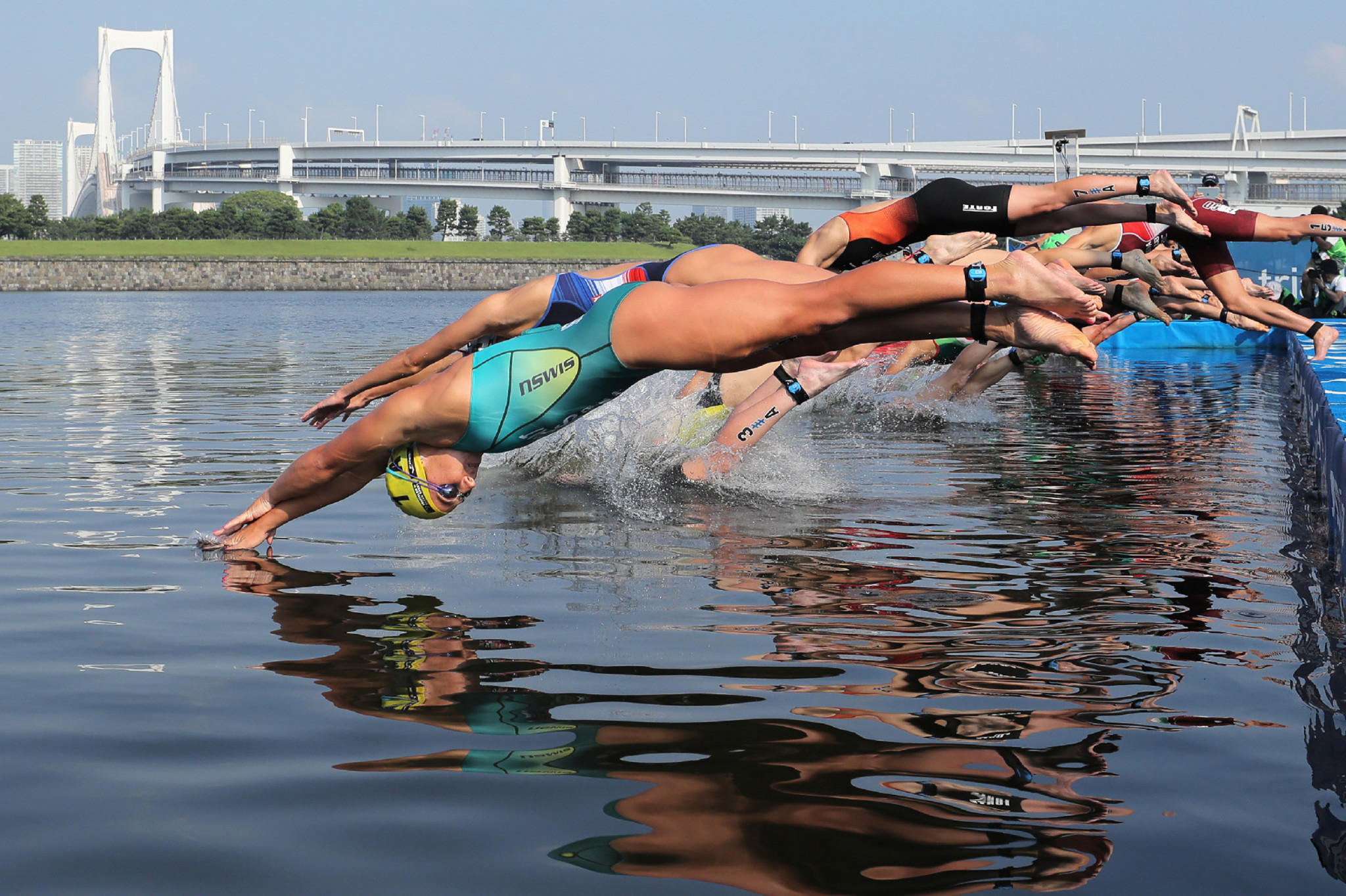 Triathlon start times are set to move forward ©Getty Images