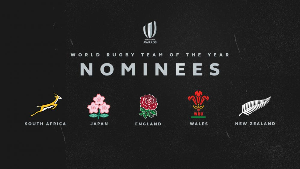 England and South Africa are among the five nominees for the World Rugby Team of the Year award ©World Rugby