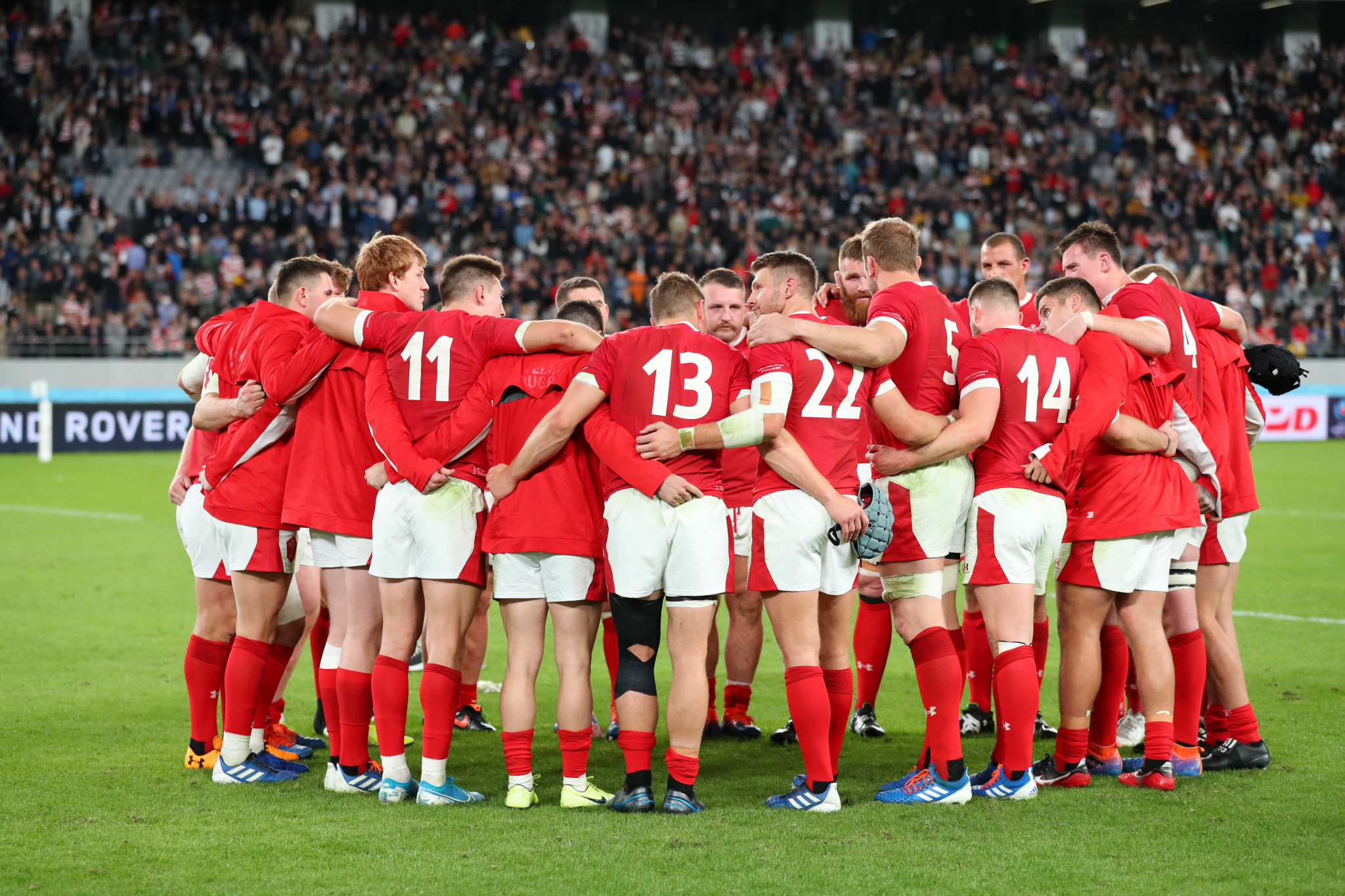 The Welsh side looked dejected at the final whistle ©Getty Images