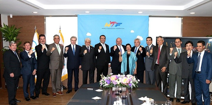 WTF President Choue updates Seoul-based ambassadors on taekwondo progress
