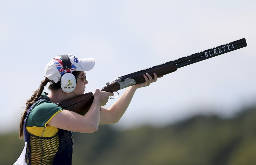 Commonwealth Games champion Laetisha Scanlan takes on team-mate Catherine Skinner in the women's trap event at the Oceania Shooting Championships in Sydney tomorrow ©Getty Images