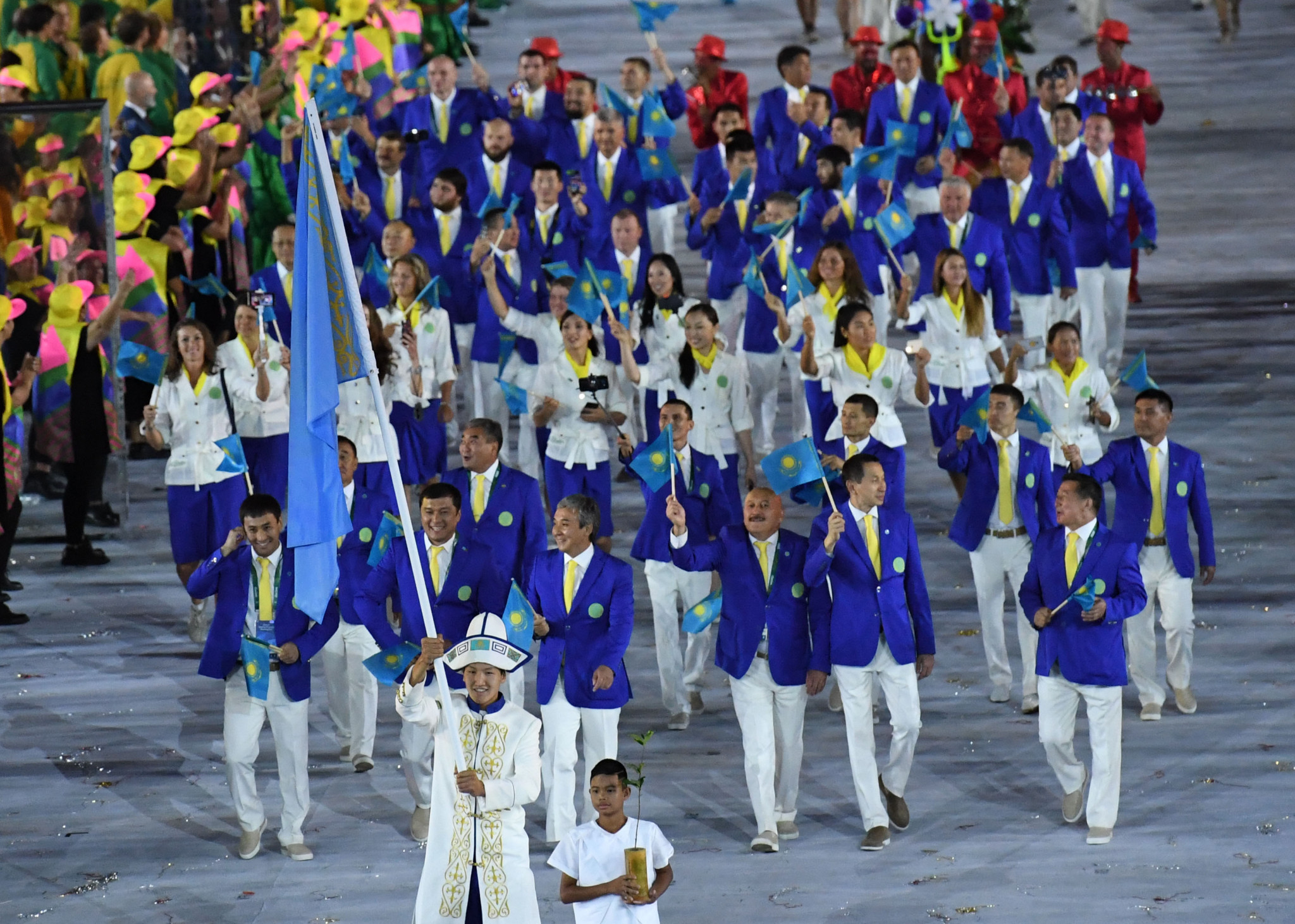 The winner will design the Kazakhstan uniform for the Tokyo 2020 Opening and Closing Ceremonies ©Getty Images