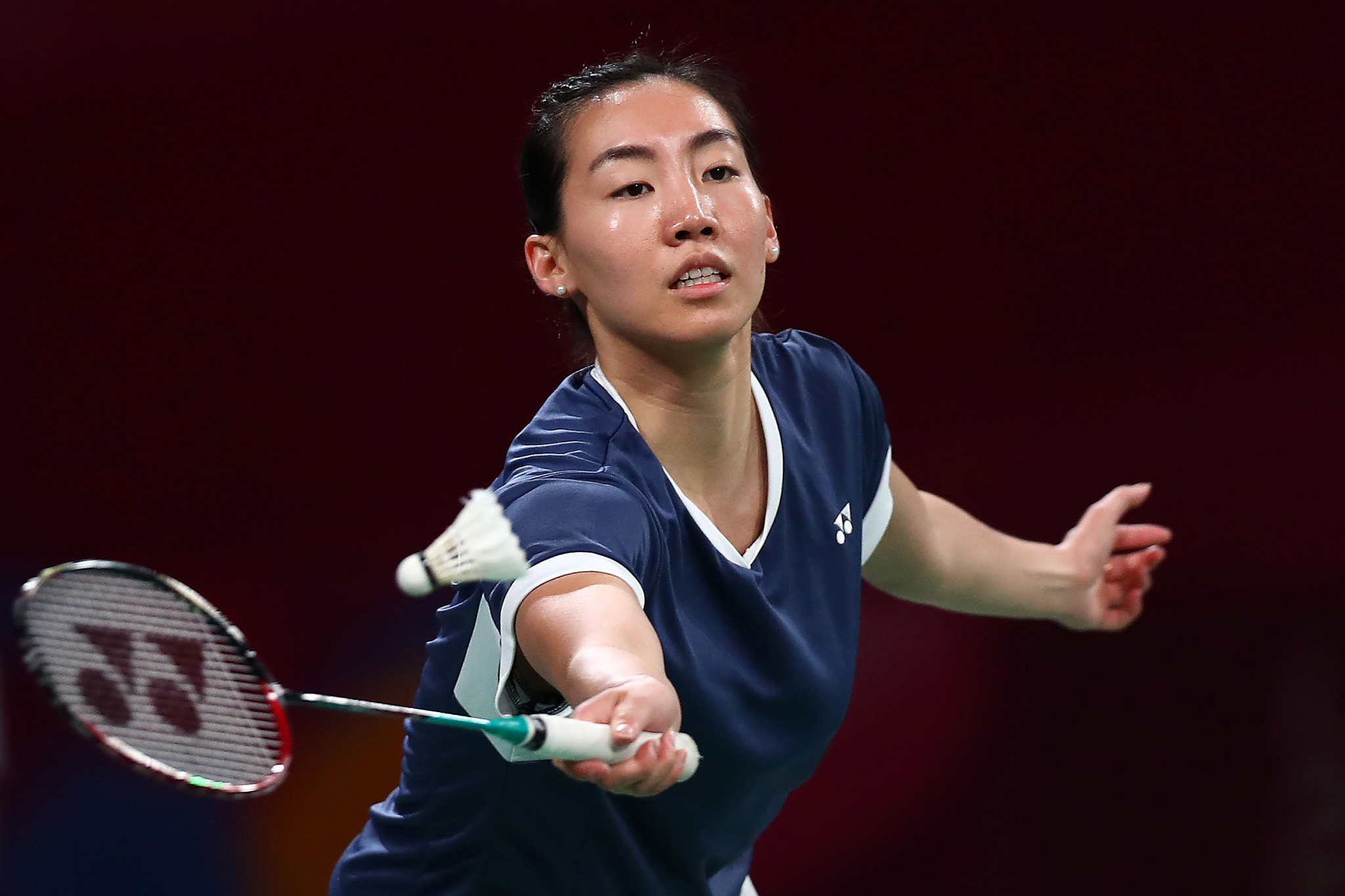 Top seed Michelle Li is through to the final of the women's singles event ©Getty Images